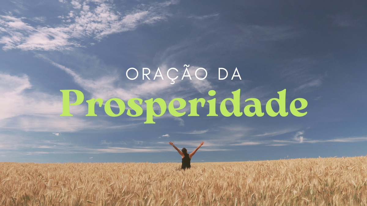 oração da prosperidade